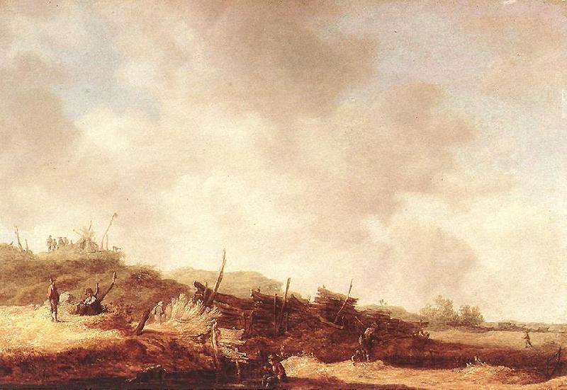 GOYEN, Jan van Landscape with Dunes dxg